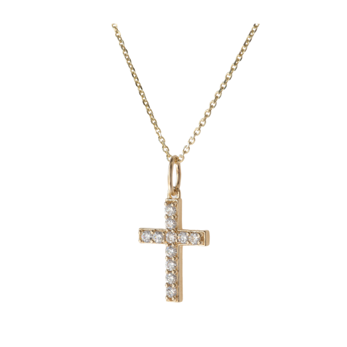 Daily Diamond Cross Necklace