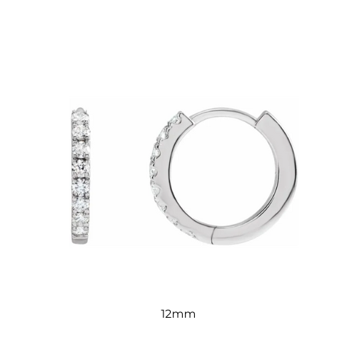 Lab Grown Diamond Huggie Hoops