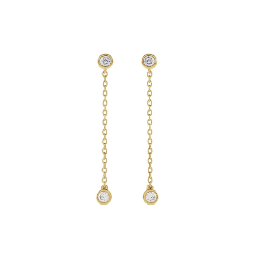 Diamond Chain Earrings