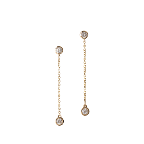 Diamond Chain Earrings