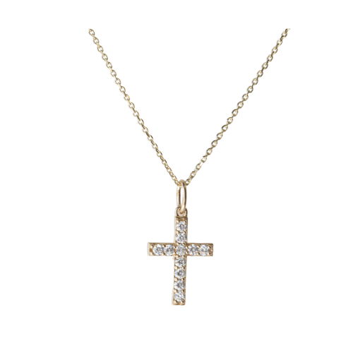 Daily Diamond Cross Necklace
