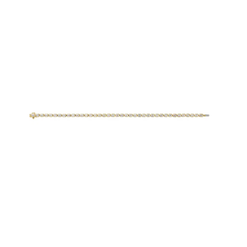 Diamond Bezel Line Bracelet