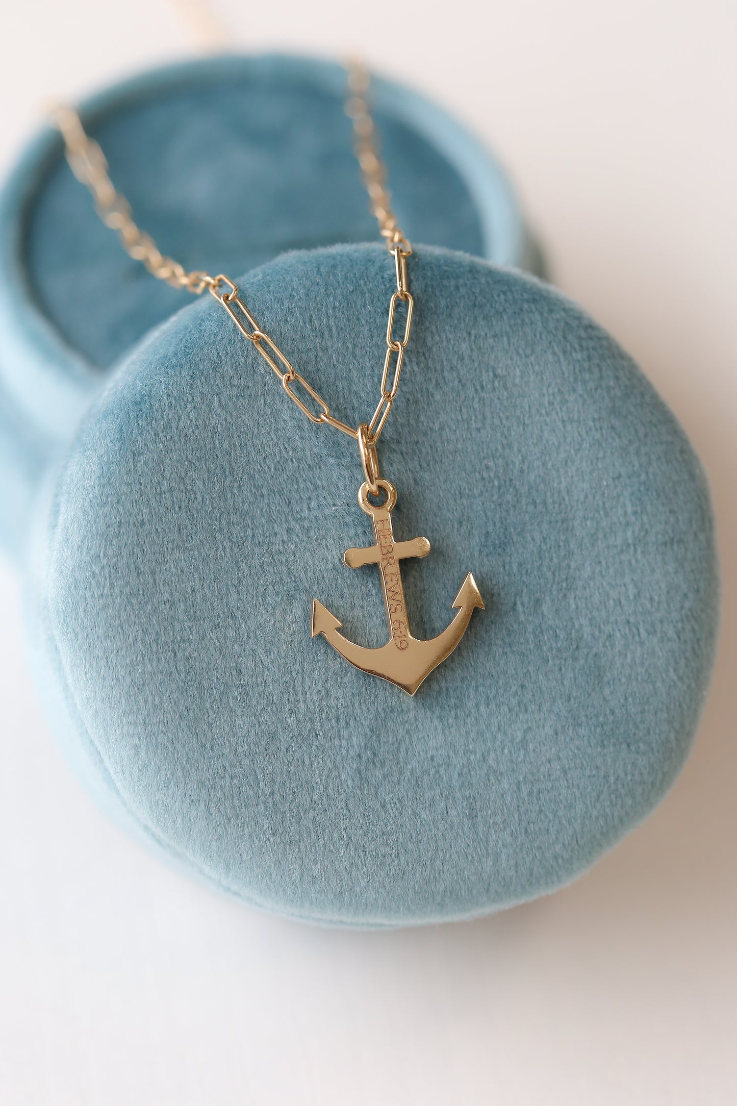 Anchor of Hope Diamond Pendant